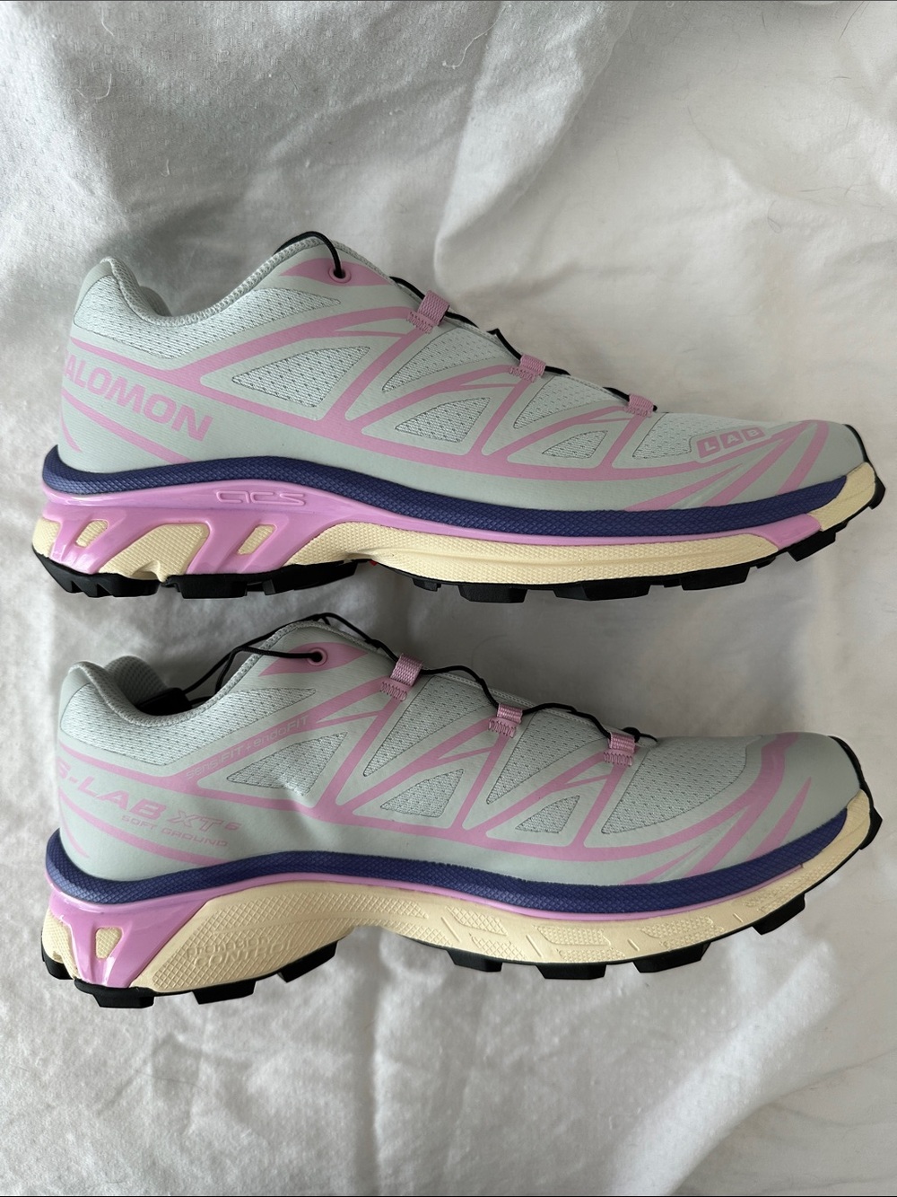 New wo box Salomon XT-6 Ice flow/Orchid 9.5M or 10.5W - Picture 3 of 7